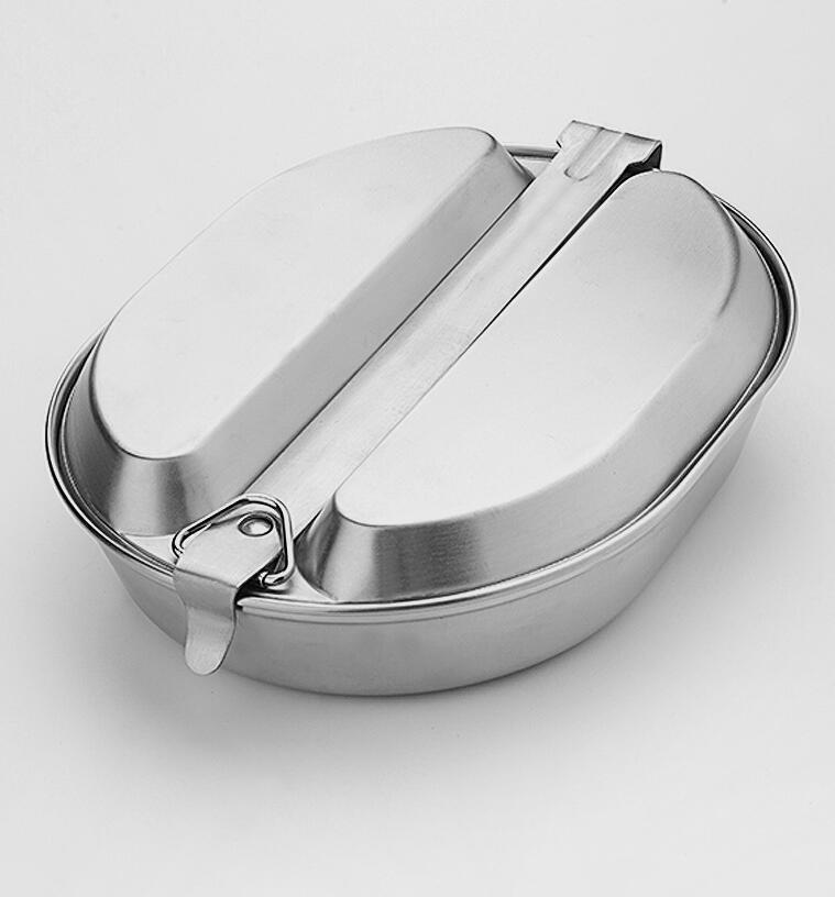 新入荷 メスキットパン メスティン ポータブル飯盒 アウトドア 炊飯 山飯 バーべキュー キャンプ用品 調理器具拍卖