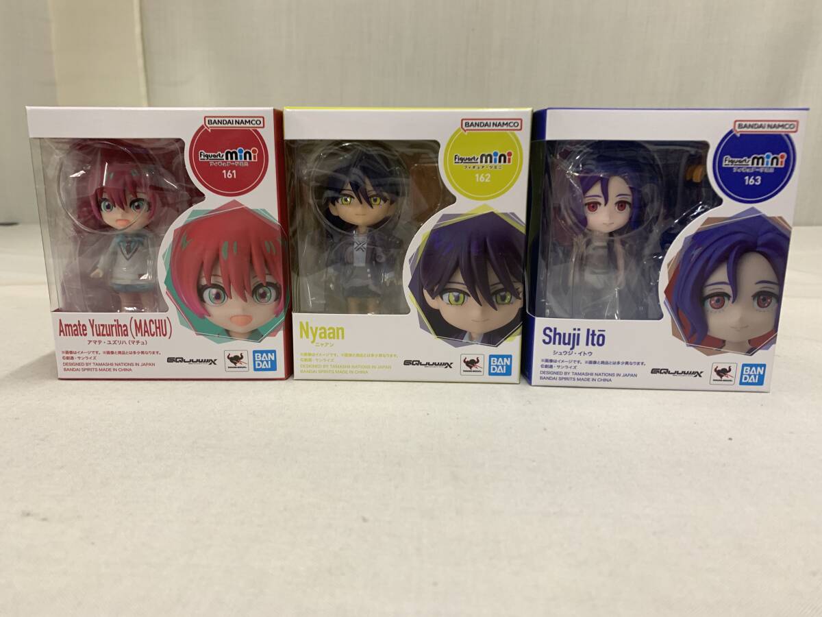 フィギュアーツミニ 161 アマテ・ユズリハ(マチュ)+162:ニャアン+163:シュウジ・イトウ BANDAI拍卖