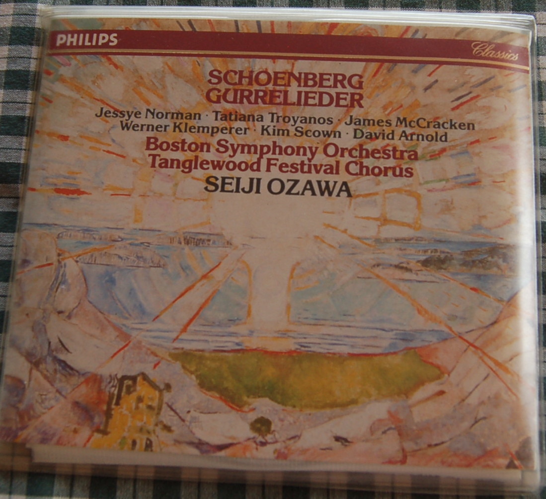 名曲です【送料無料】Schoenberg シェーンベルク 小澤【グレの歌】CD2枚組 中古美品拍卖