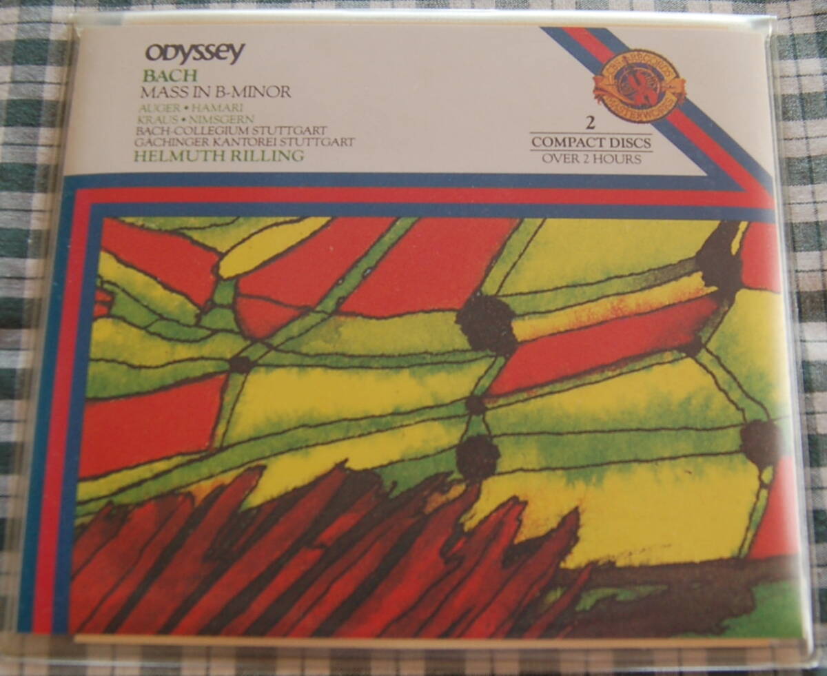 【送料無料】バッハ【ロ短調ミサ曲】リリング CD2枚組 中古美品拍卖