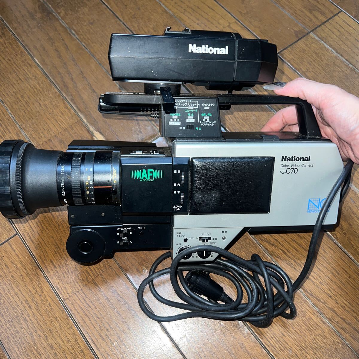 ナショナル カラービデオカメラ VZ-C70 ジャンク品拍卖