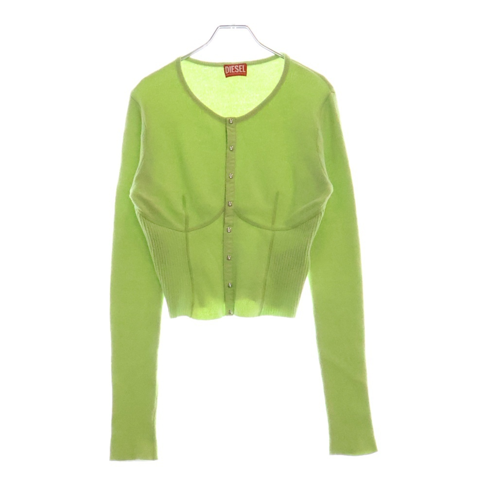DIESEL ディーゼル クロップドカーディガン レディース グリーン A16902拍卖