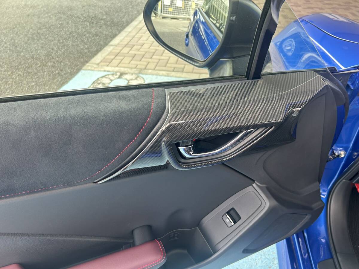 商品製造過程説明付き 製作工場紹介動画付 トヨタ GR86 スバル BRZ ZN8 GR86 ZN8 ZD8 リアルカーボン 車内 室内 ドア トリム 内張り カバー拍卖