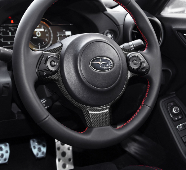 商品製造過程説明動画付 工場紹介 トヨタ GR86 ZN8 GR86 スバル BRZ ZN8 ZD8 リアルカーボン製 室内 ステアリング ハンドルカーボンカバー 拍卖