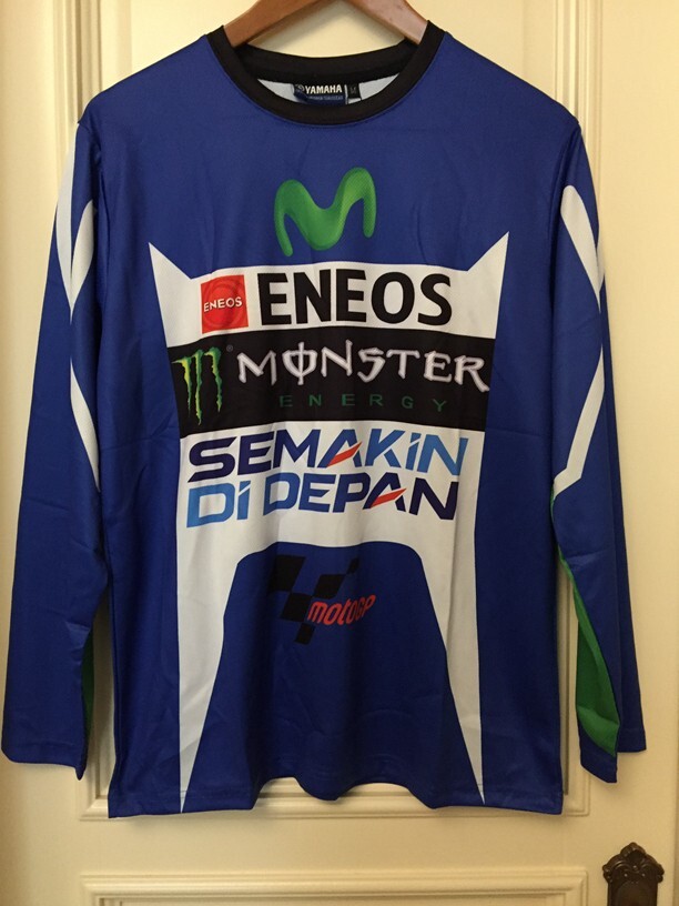 MONSTER レーシングオートバイ 長袖 スポーツウェア メンズチームフェッショナルレーシングシャツ Tシャツ ◎71番/Sサイズ拍卖