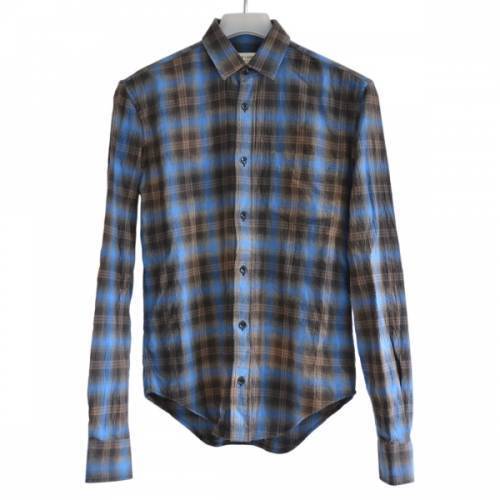 SAINT LAURENT PARIS サンローランパリ チェックシャツ R2A-193931拍卖