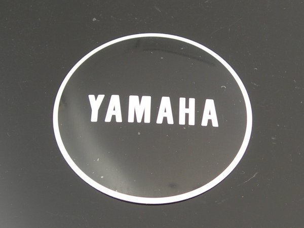 ★YAMAHA ヤマハ RD350 RD250★エンジン カバー デカール バッジ★リプロ品 ★360-15425-01-00★TX RZ RD 250 350 400 500 650 750 LC拍卖