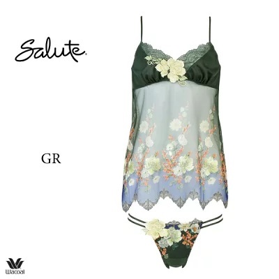 新品・タグ付き☆ワコール☆サルート☆93G・ニューヨーク☆GR☆セットアップ☆Mサイズ②拍卖