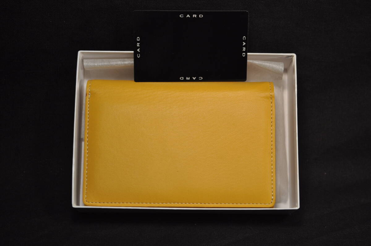 元箱入 新品 高級 柔らかい山羊革 MARUZEN 丸善 財布、カード入れ 140x100ミリ拍卖