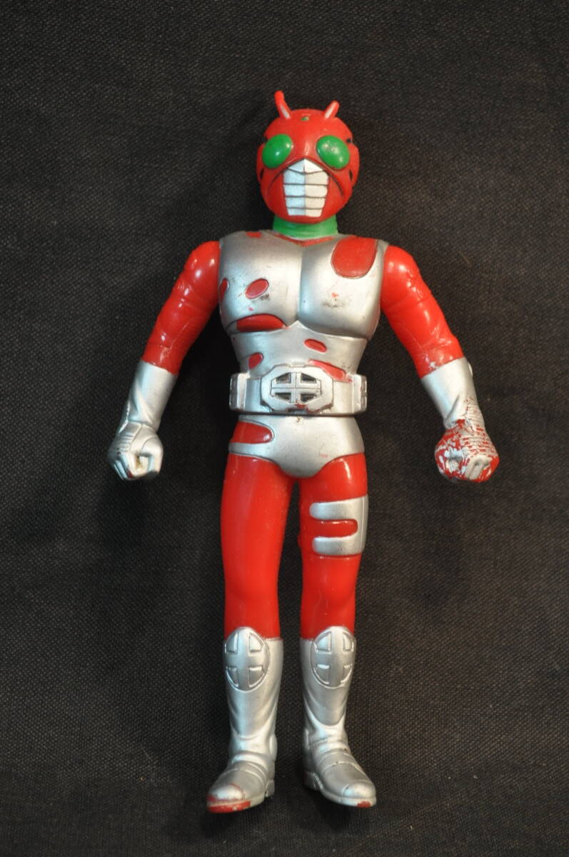 17 バンダイ 仮面ライダー ZX ソフビ人形 高約16cm拍卖