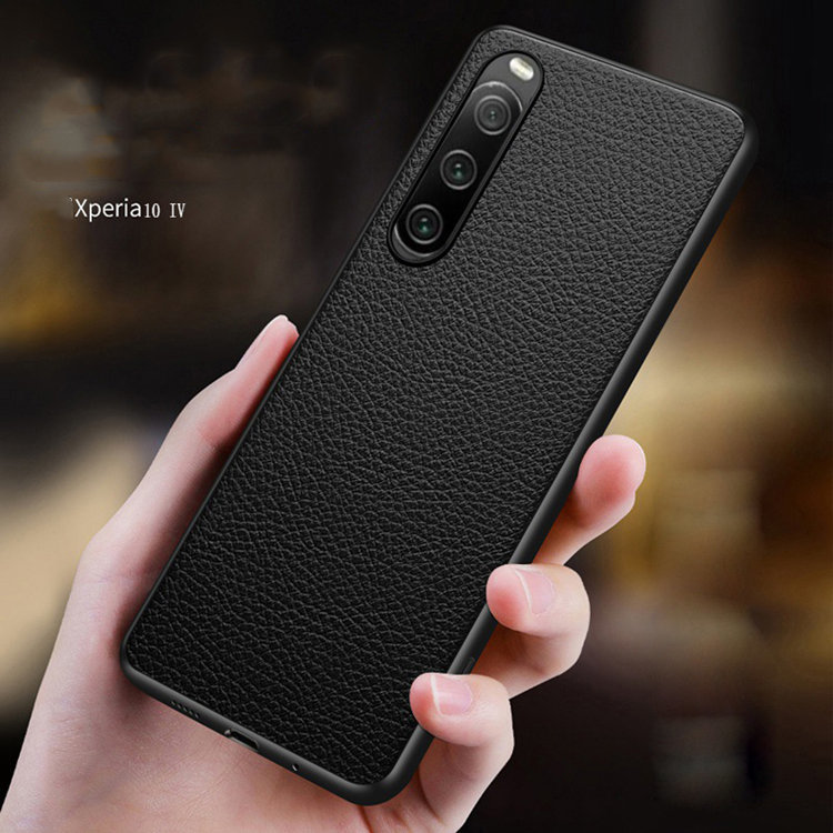 ガラスフィルム付き Xperia 10 IV ケース 6.0インチ SO-52C SOG07 スマホケース 保護カバー 背面カバー 本革 ビジネス拍卖