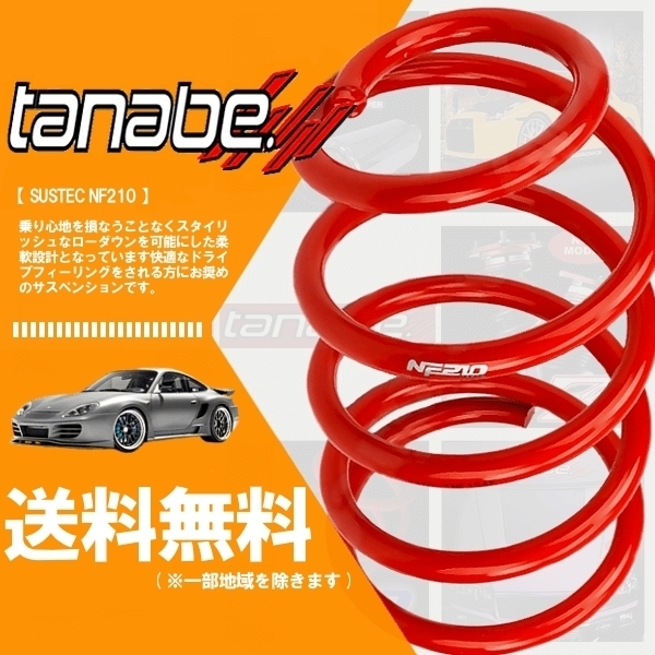 タナベ tanabe ダウンサス (NF210) (前後) オデッセイ RB3 (アブソルート)(FF 2400 NA H20/10-H25/10) RB3NK拍卖
