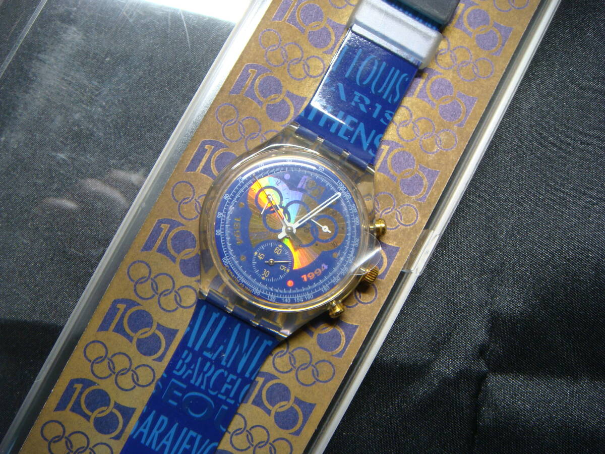 ビンテージ Swatch 腕時計 スウォッチ 未使用 稼働品 オリンピック100周年記念モデル拍卖