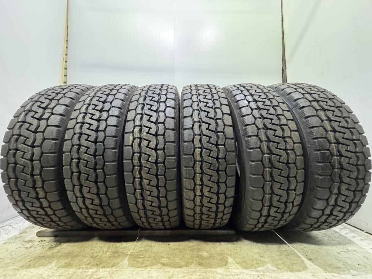 【215/70R17.5 118/116L LT】 1982 未使用に近い BRIDGESTONE DURAVIS 2021製 スタッドレス×6 拍卖