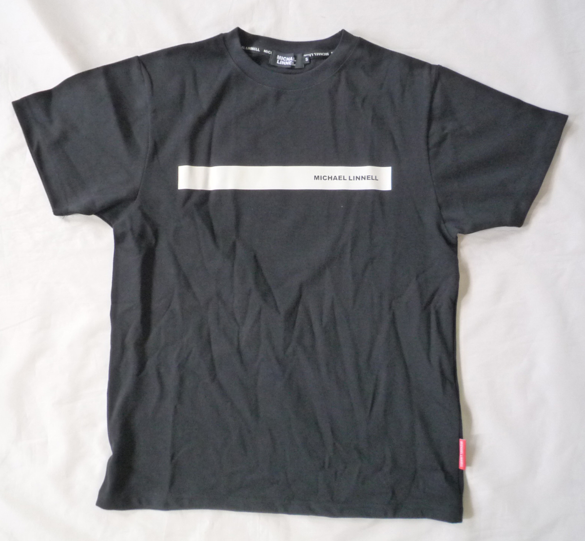 MICHAEL LINNELL マイケルリンネル Tシャツ 半袖 Mサイズ ブラック/ホワイト拍卖
