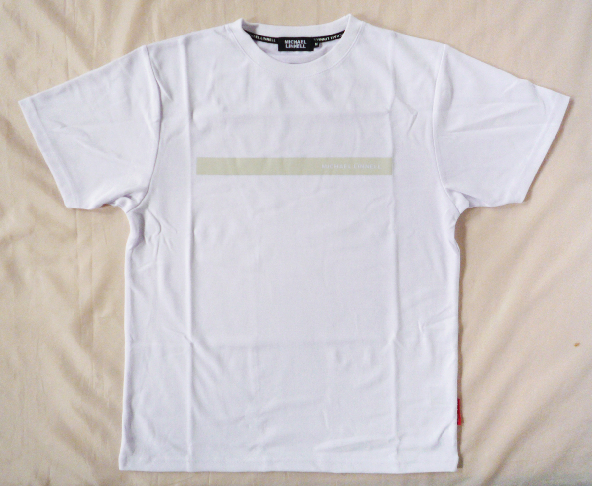 MICHAEL LINNELL マイケルリンネル Tシャツ 半袖 Sサイズ ホワイト/ホワイト拍卖