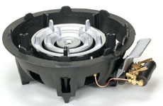 ★新品 三重コンロ タチバナ TS-318P 種火付き 卓上コンロ 三重ハイカロリーコンロ 鋳物コンロ 店舗●送料込拍卖