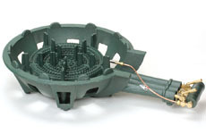 ★新品 タチバナ TS-330P 三重バーナー 種火付き 鋳物コンロ イモノコンロ 店舗 業務用 三重コンロ●送料込拍卖