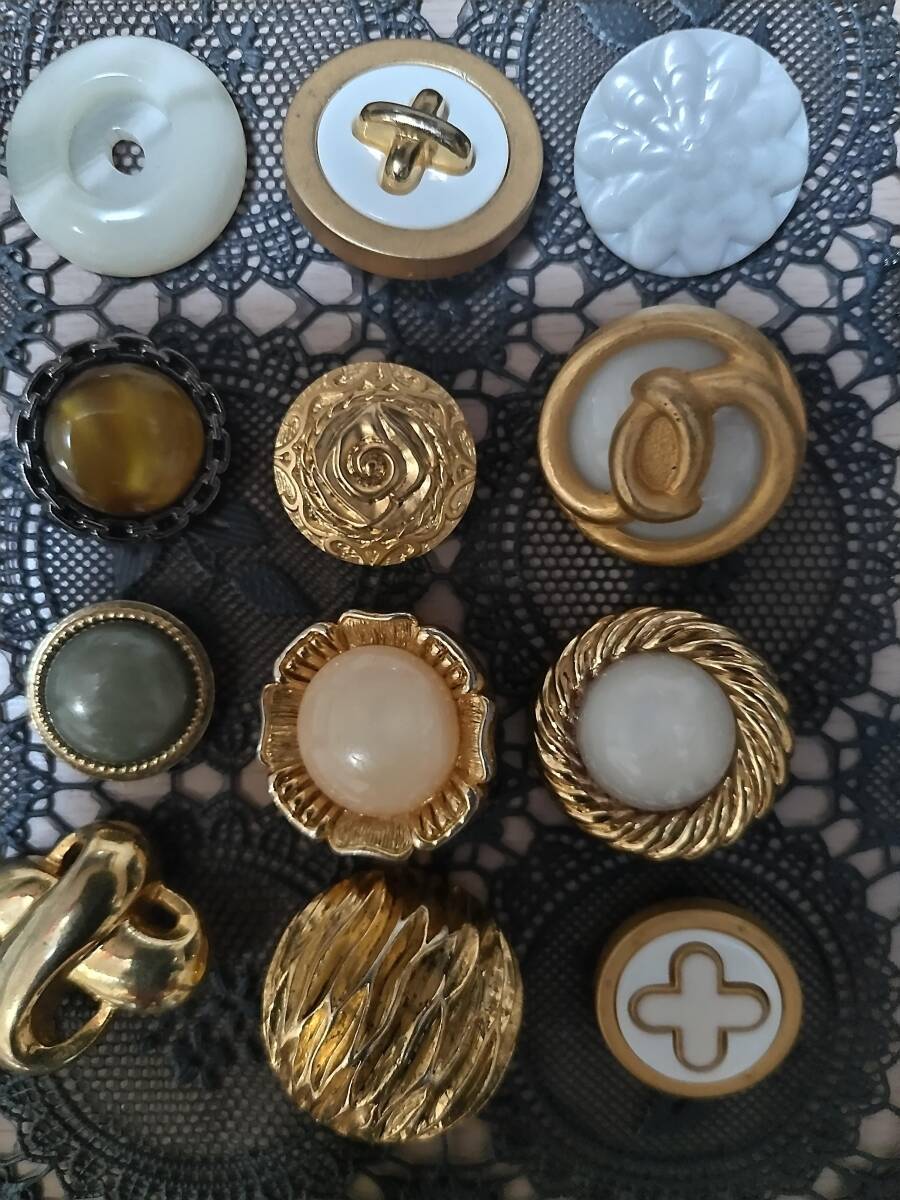 豪華★アンティークボタン 12個セット(3)拍卖