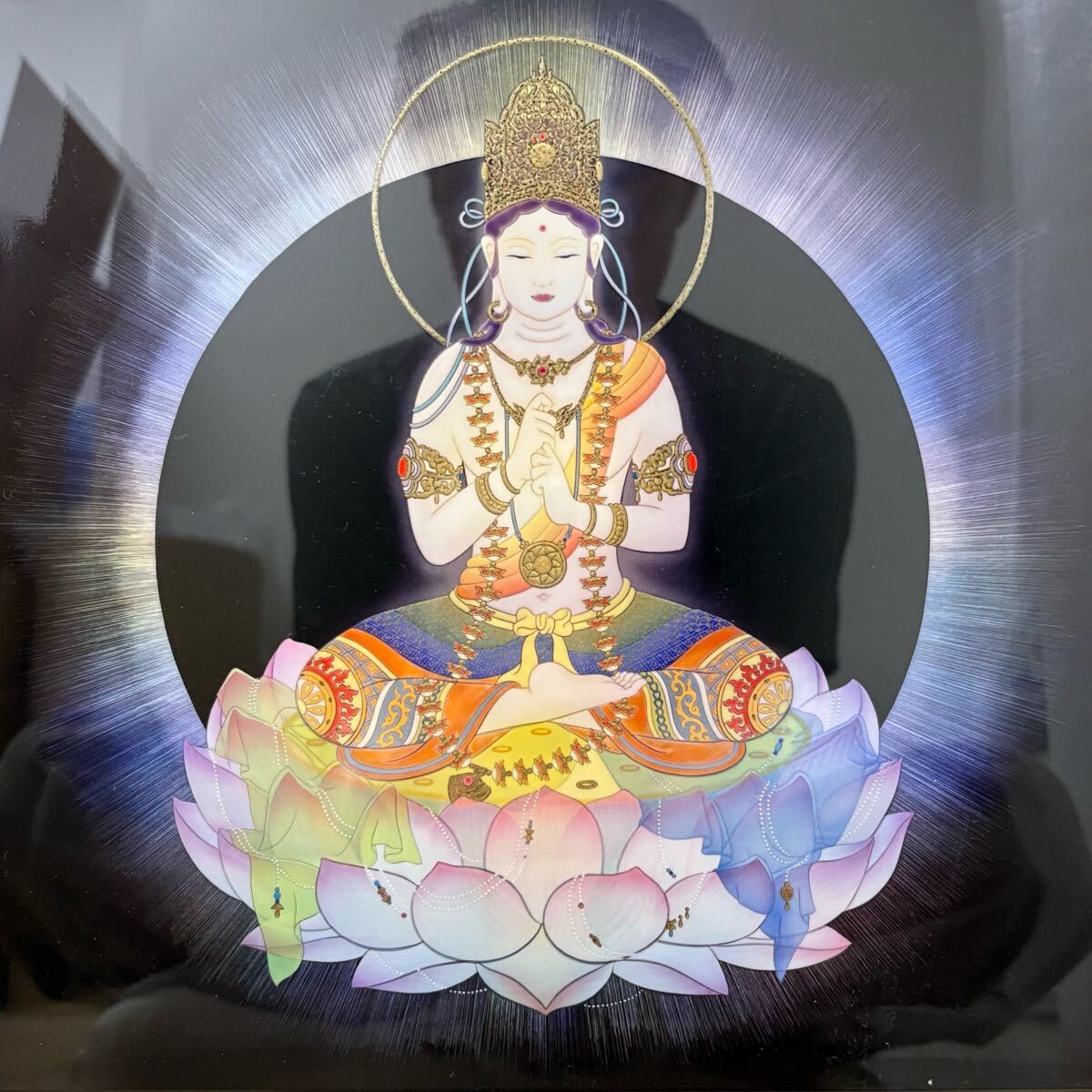 ☆ 今心工房 草葉一壽 『大日如来』シルクレ 本人サイン 証明シール 限定 エディション0021 額装 師 葉山有樹 名作 真作保証拍卖