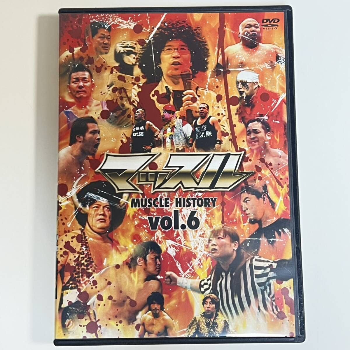 【マッスル MUSCLE HISTORY vol.6 DVD】中古DVD プロレス 管理:R⑥拍卖
