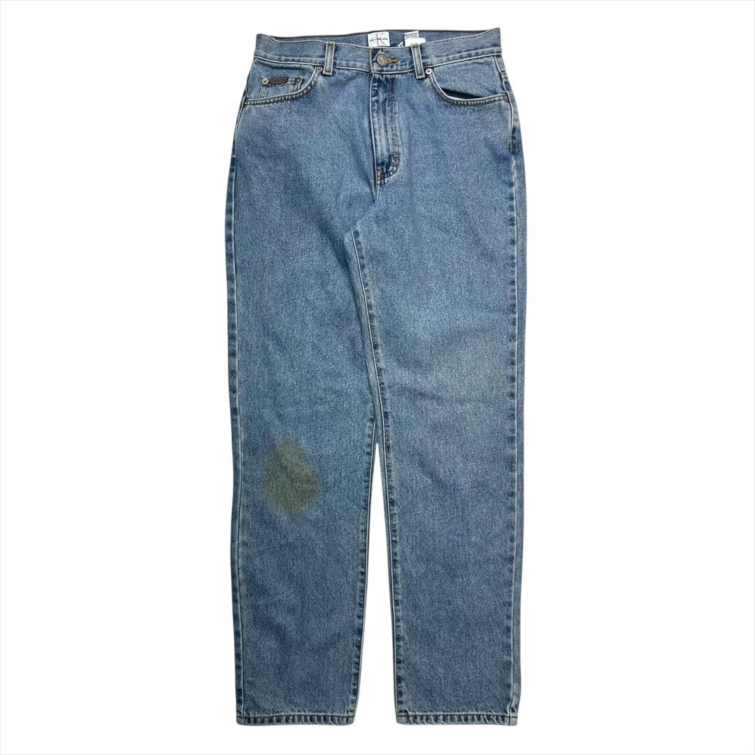 90s Vintage カルバンクライン JEANS デニム パンツ ジーパン ブルー Calvin Klein 古着 レディース FREE サイズ10 ジーンズ ヴィンテージ拍卖