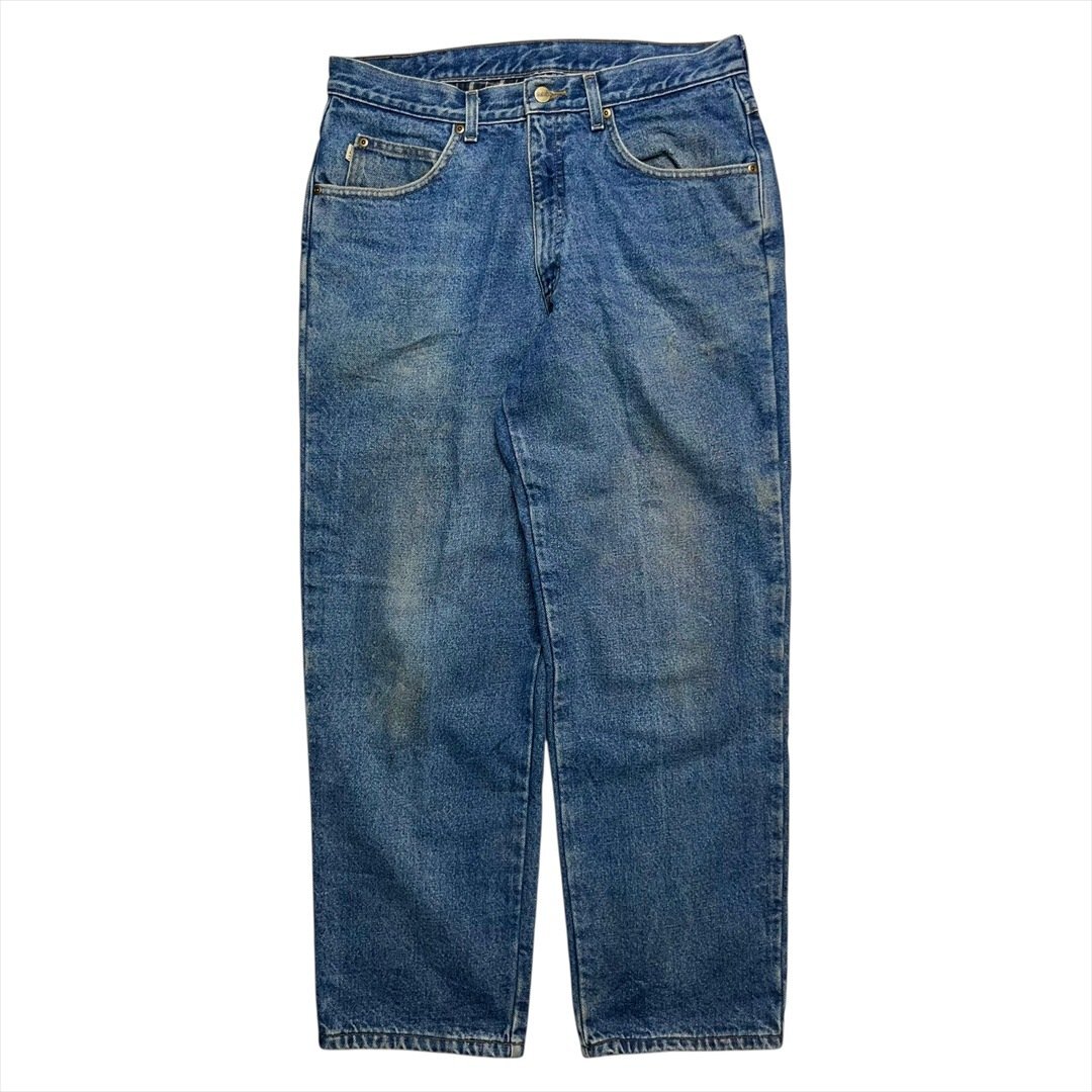 00s Vintage エルエルビーン デニム パンツ ジーパン ブルー L L Bean 古着 メンズ W34 L29 ネルライナー ヴィンテージ ビンテージ拍卖