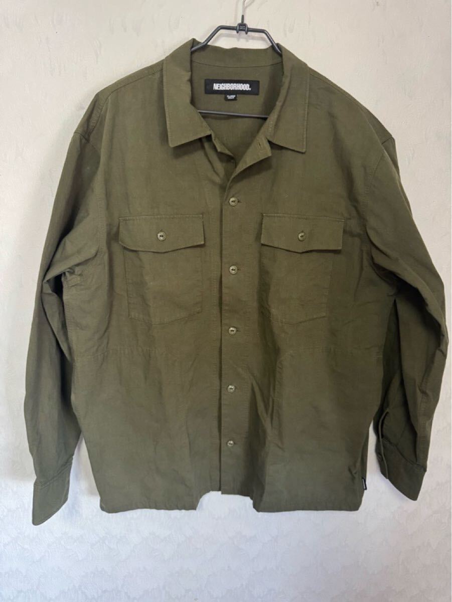 ネイバーフッド NEIGHBORHOOD シャツ ジャケット オリーブ XL拍卖