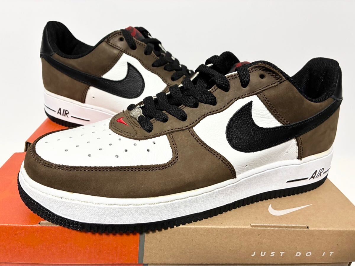 03 JD別注 新品箱付 NIKE AIR FORCE 1 WHITE BLACK BISON ESCAPE ナイキ エア フォース ホワイト ブラック バイソン 29cm US11 306509-102拍卖