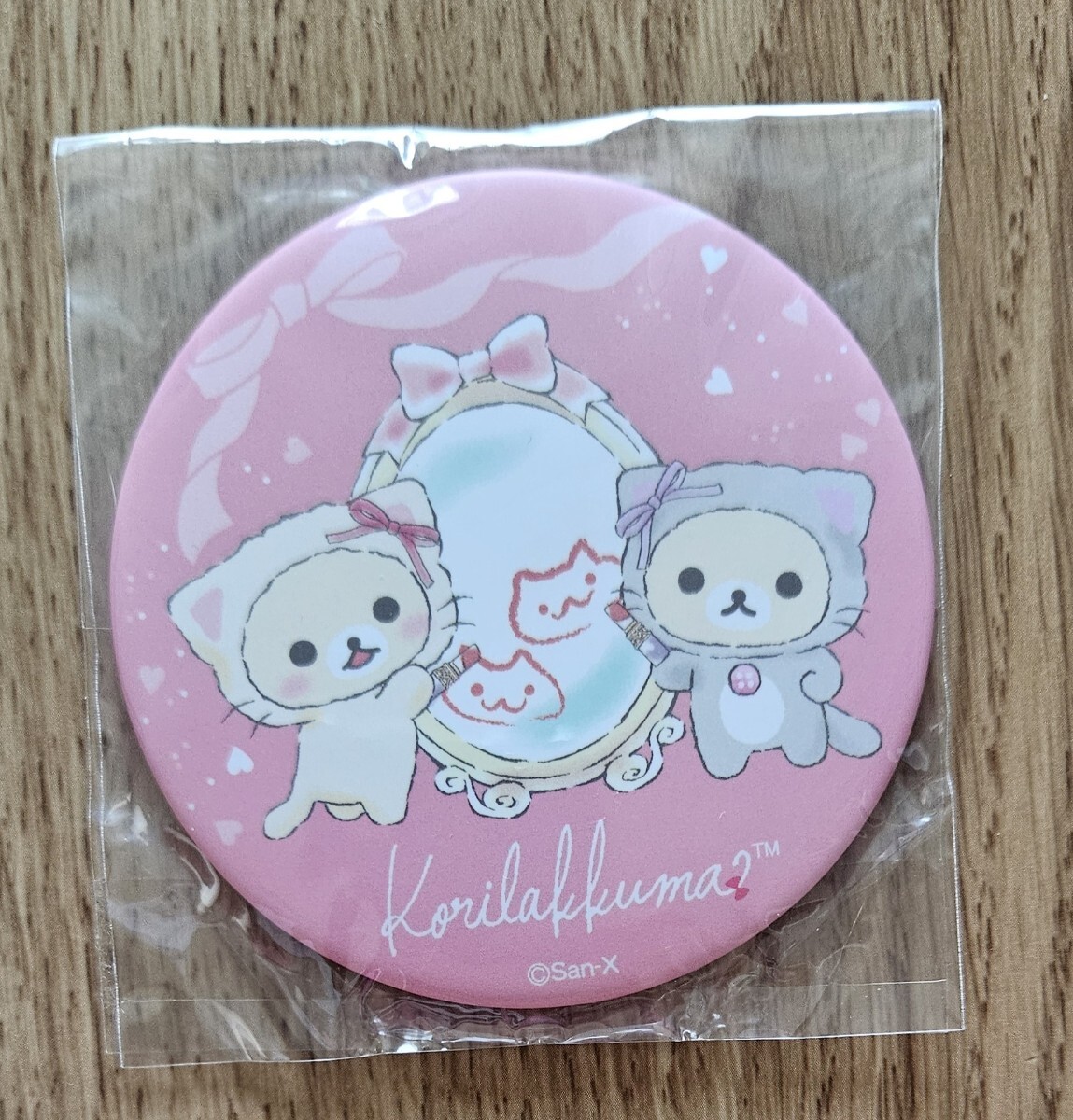 ♪リラックマストア2019ノベルティ非売品ミラー♪鏡の中のコリラックマ♪拍卖