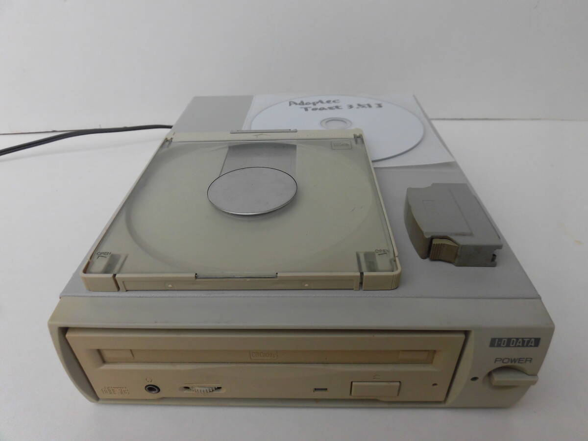 I-ODATA SCSI外付け CD-R/RWドライブ CDR-RX2 (ドライバ、CDキャディー付属)拍卖