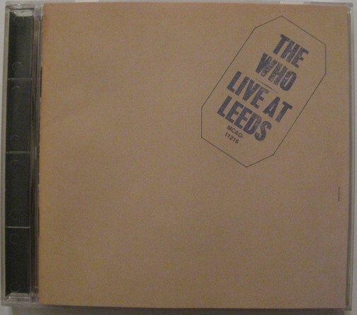 ◆CD◆THE WHO/LIVE AT LEEDS◆25周年エディション/ザ・フー/ピート・タウンゼンド/ロジャー・ダルトリー◆USA盤拍卖