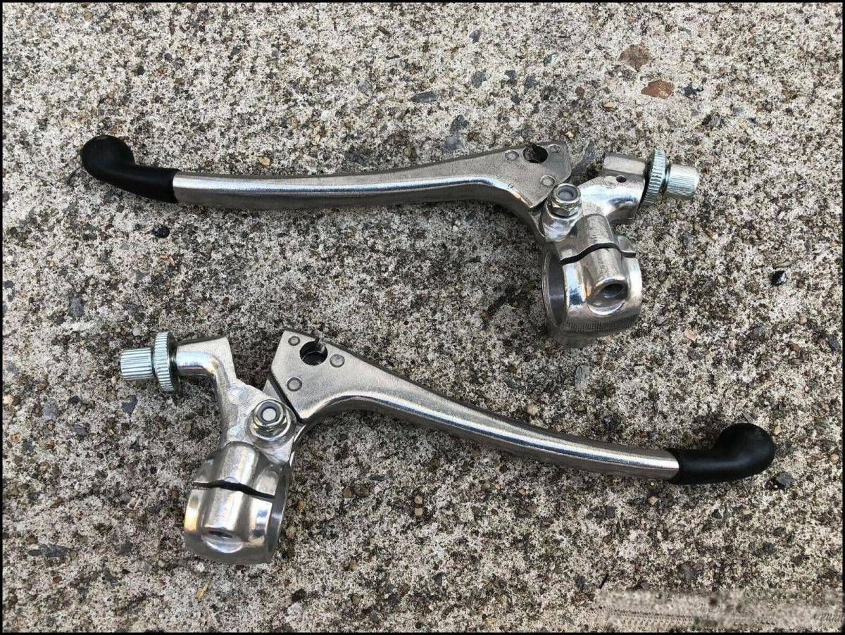 N 旧P HONDA CB72/CB77 レバー・ホルダーSet C72/C77拍卖