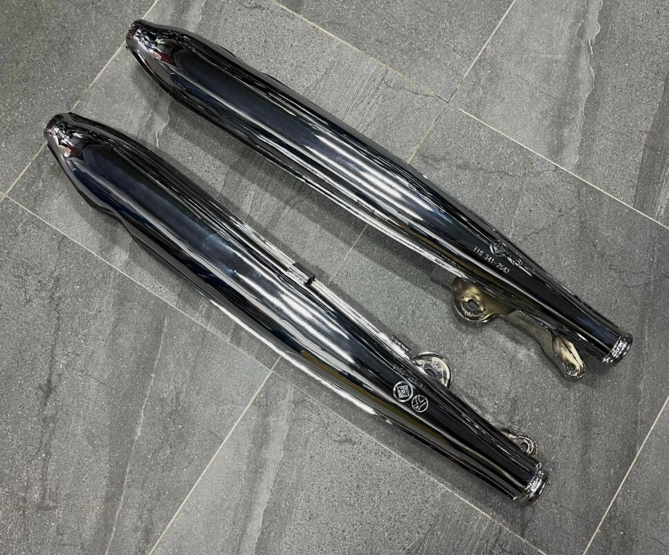 旧P HONDA 社外マフラー ノーマルタイプ C92 C95 左右セット拍卖