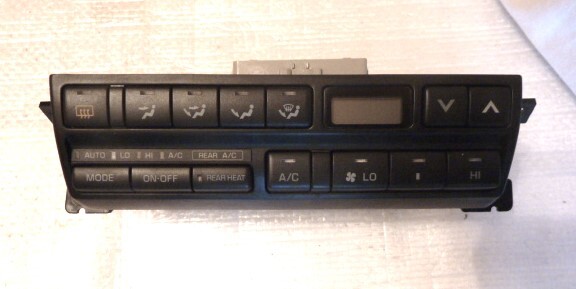 クラウン130 MS137 エアコンS/W エアコンスイッチ 液晶 パワステコンピューター付 55900-30501 リアエアコン付 希少☆拍卖