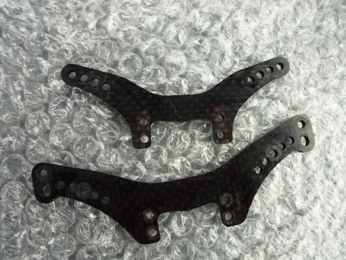 ♪♪タミヤTBエボリューション5用前後カーボンダンパーステー♪♪拍卖