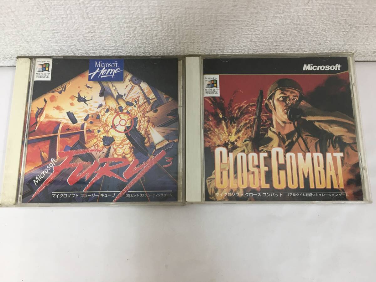 ●○H499 Windows 95 Microsoft FURY3 フューリーキューブ CLOSE COMBAT クロース コンバット 2本セット○●拍卖
