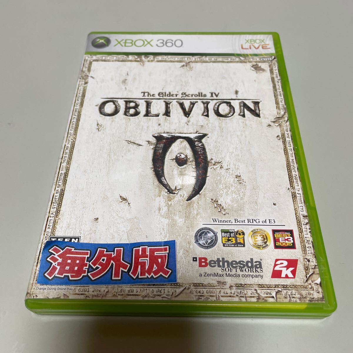 即決 ★ XBOX 360 The Elder Scrolls TV OBLIVION 海外版拍卖