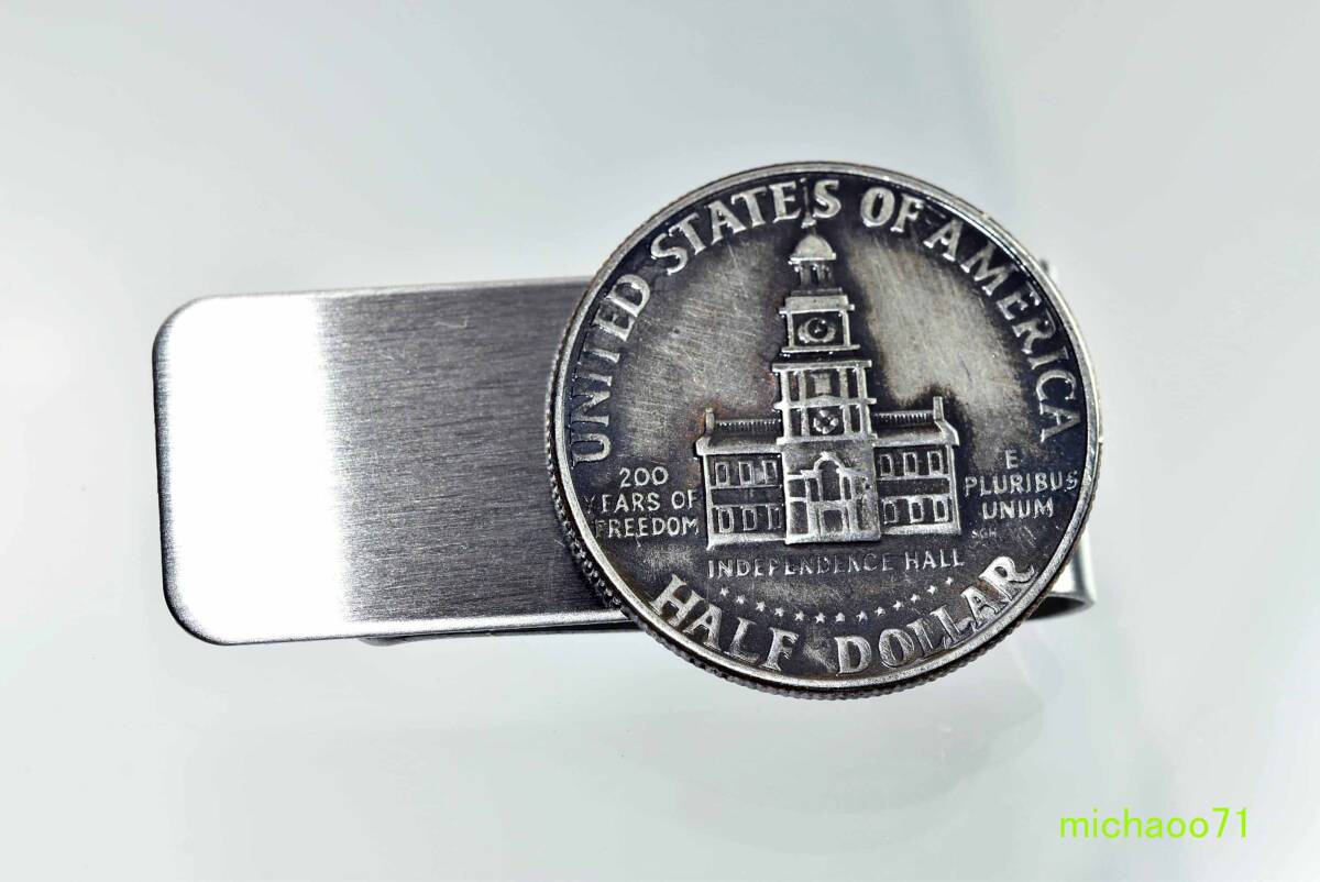 【ビンテージコインマネークリップ】燻し加工 12404-452「マネークリップ(money clip)拍卖