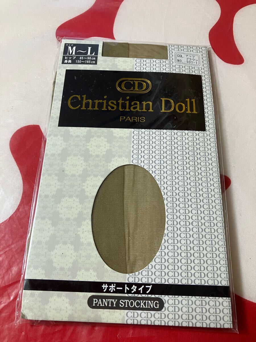 CD christian doll paris サポートタイプ パンティストッキング ナッツブラウン M-L panty stocking パンスト クリスチャンドール 美脚拍卖