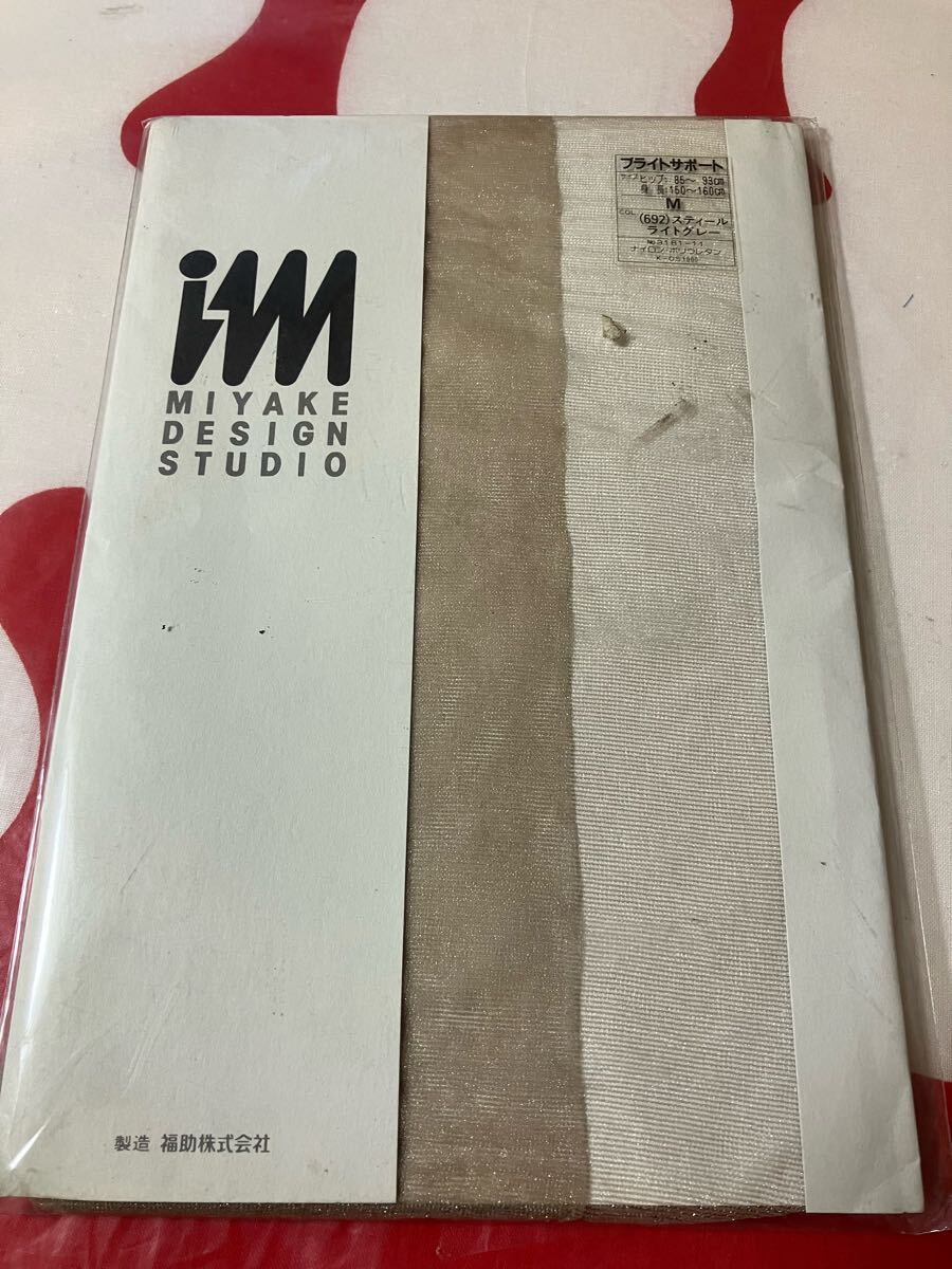 im miyake design studio パンティストッキング ブライトサポート M スティールライトグレー パンスト panty stocking 光沢 イッセイミヤケ拍卖