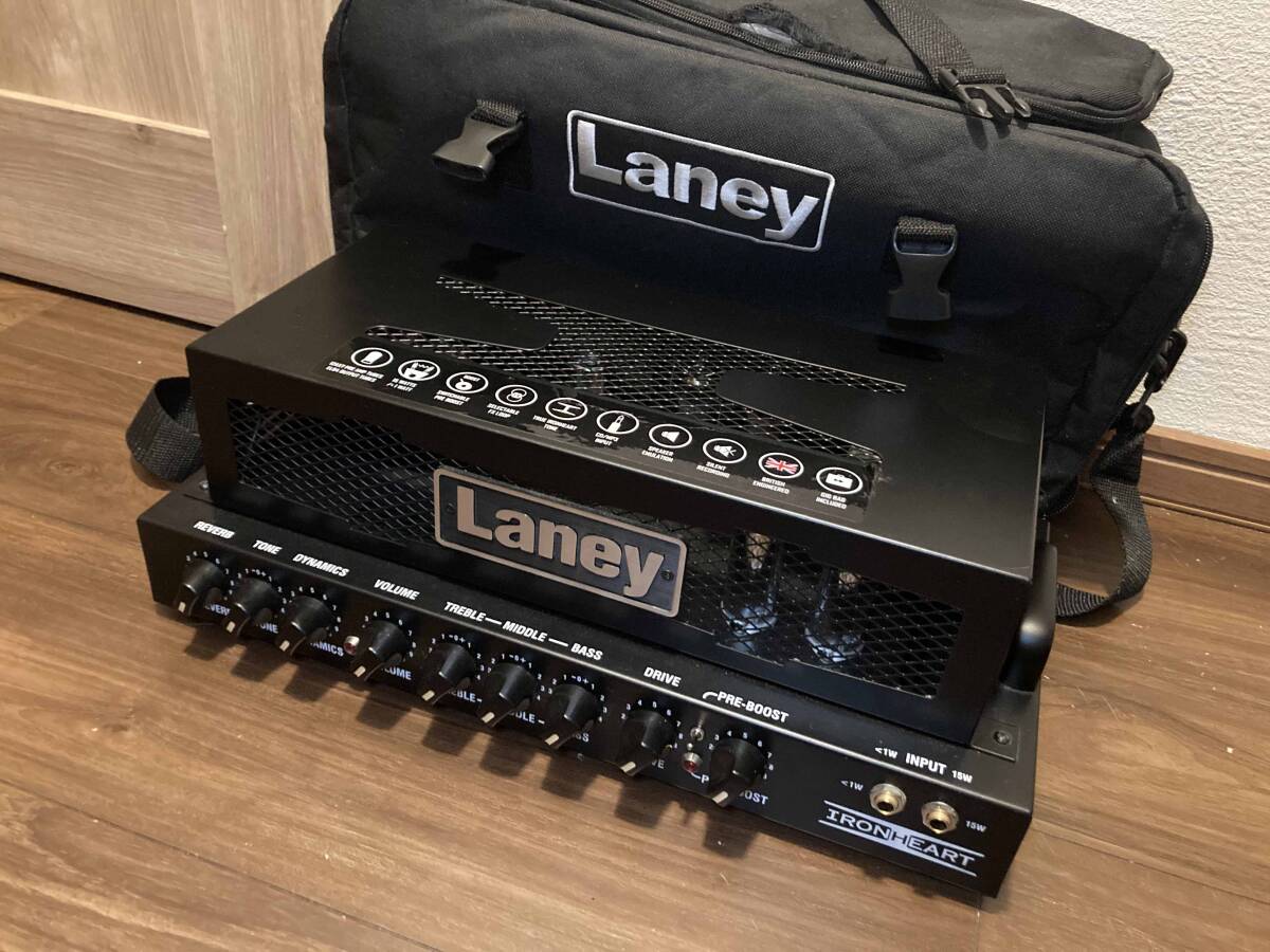 LANEY IRONHEAT IRT15H 動画有 ヘッド アンプ ギター拍卖