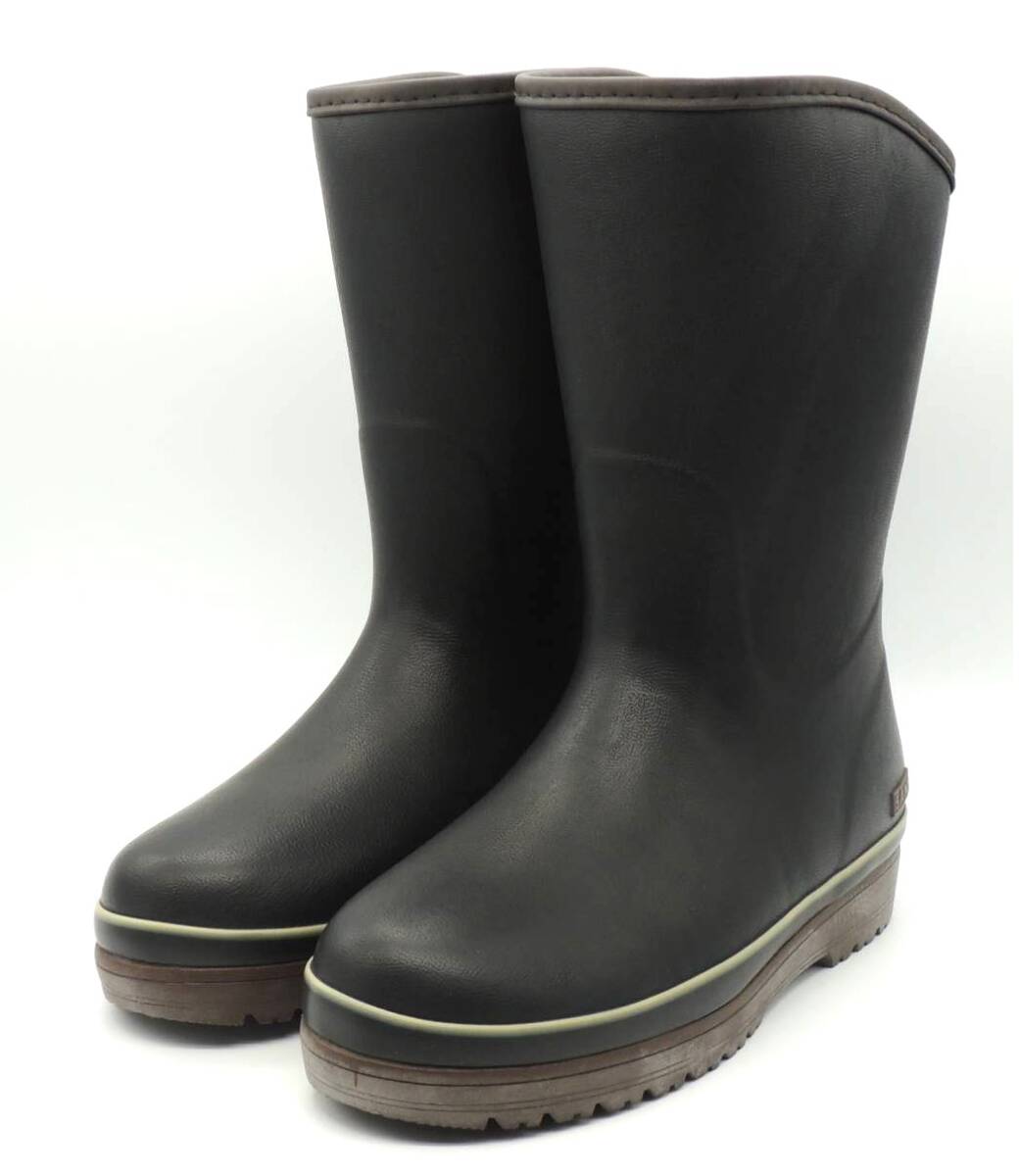 弘進ゴム レインブーツ 軽量 防寒 レディ-ス サンスライト 814DW ブラック L(24.0-24.5cm) 拍卖