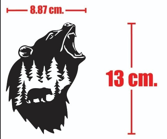 ★ベア★カッティングステッカー耐水耐光拍卖