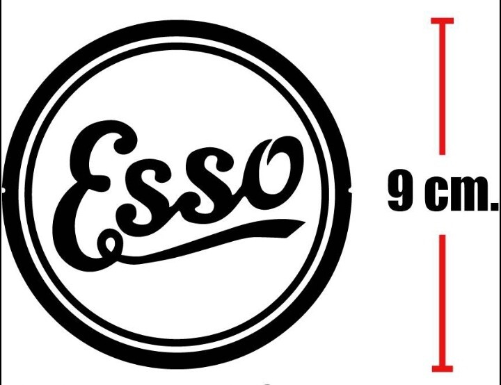 ★ESSO★カッティングステッカー耐水耐光拍卖