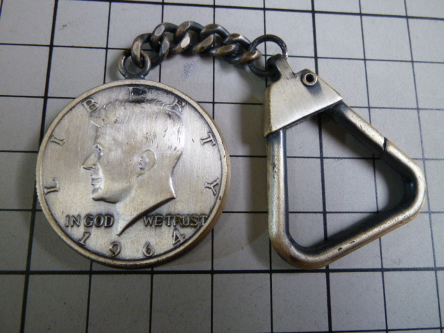 1964 LIBERTY キーホルダー 当時物 ビンテージ リバティ ケネディ拍卖