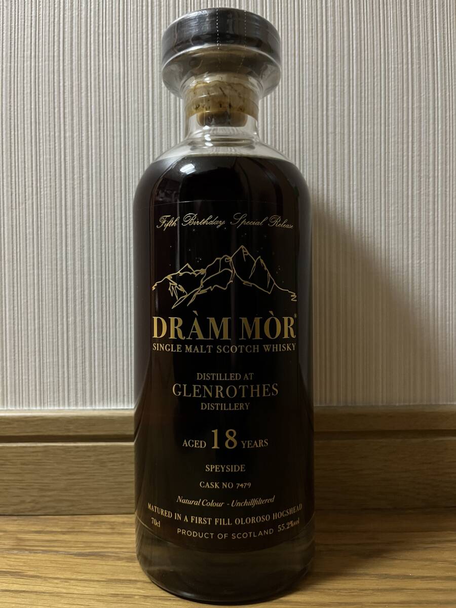 【グレンロセス 2006-2024 18年 #7479】ドラム モア 5周年記念ボトル・GLENROTHES・DRAM MOR・55.2%・700ml拍卖