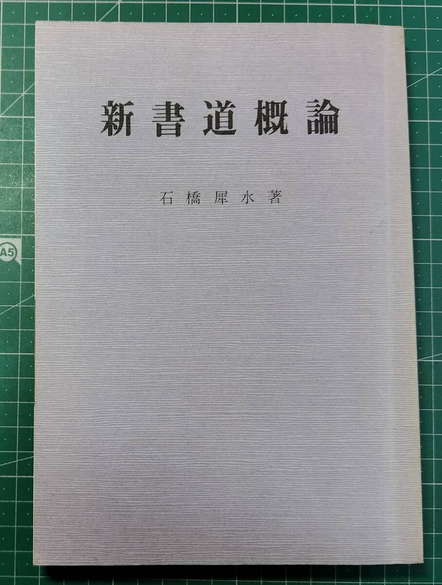 新書道概論 石橋犀水 日本習字普及協会 書/書写/書道/習字 ●H4903拍卖