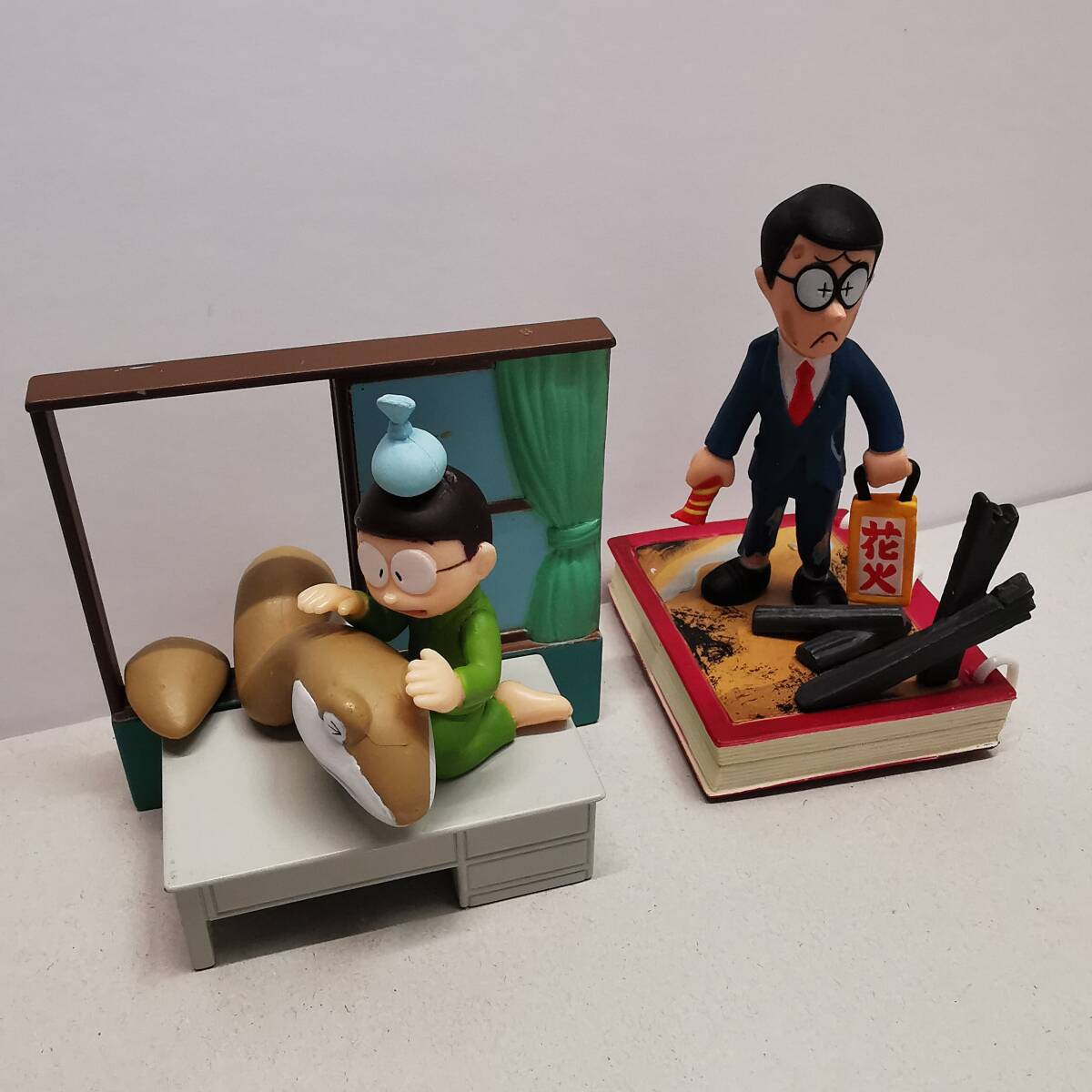 USED◆ドラえもん コミックテイストフィギュア 2種セット◆のび太の恐竜拍卖