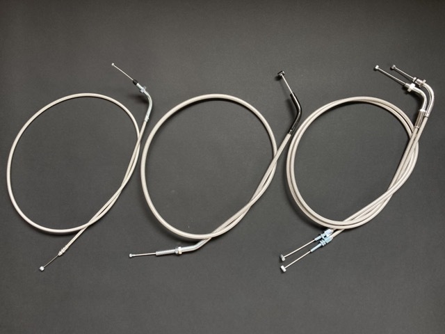 CB400F 1997y~ NC36 メッシュワイヤーセット 10cmロング 日本製拍卖